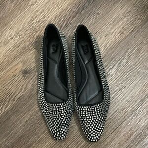 Zara rhinestone shoes